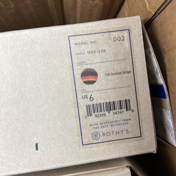 NWT Rothy’s VIB Inverse Stripe - Picture 3 of 6